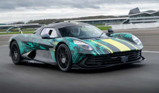 Aston Valhalla at Silverstone - front action