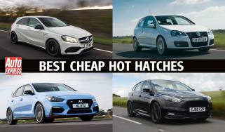 Best cheap hot hatches - four way header image