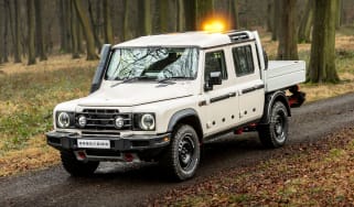 Ineos Grenadier Quartermaster chassis cab - front